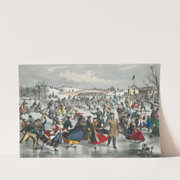 Central-Park, Winter; The Skating Pond by Lyman W. Atwater