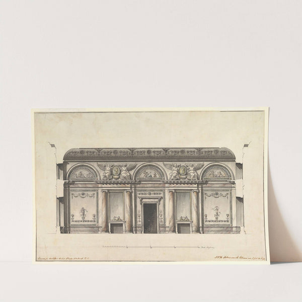 Central Salon of the Alexander Palace at Tsarskoe Selo by Giacomo Quarenghi
