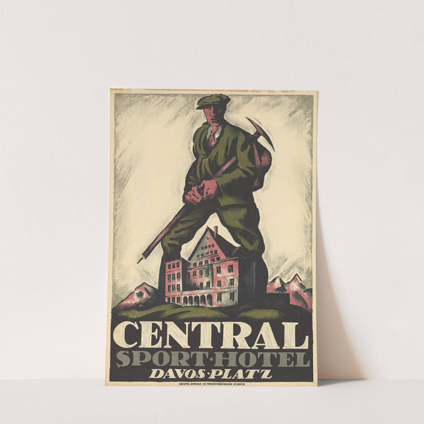Central – Sport Hotel – Davos Platz (1917) by Albert Hoppler