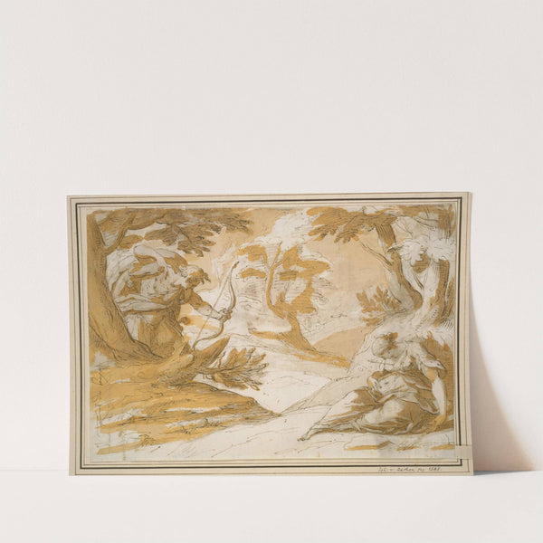 Cephalus kills Procris by Hans von Aachen