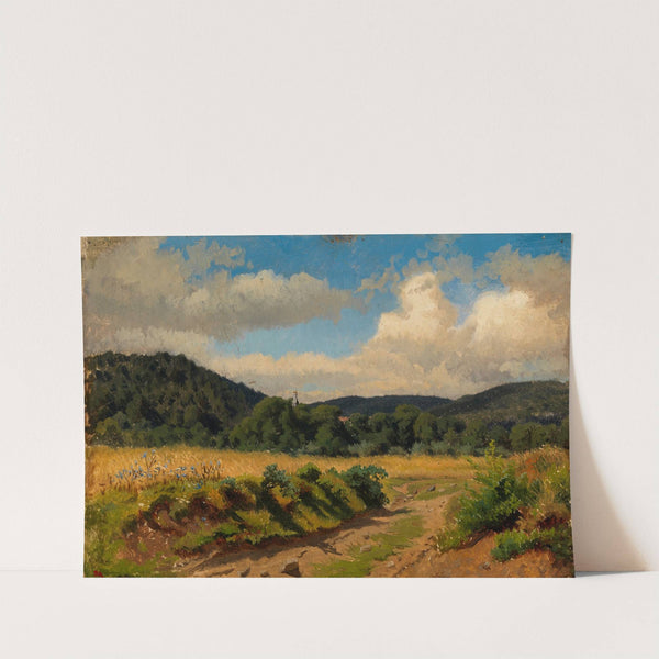 Cereal Field At The Edge Of The Forest, Rehearsal by Werner Holmberg