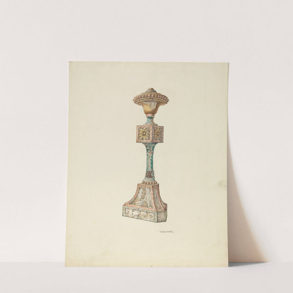 Ceremonial Candlestick (Ecclesiastical Furniture) by William Kieckhofel
