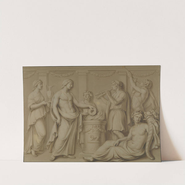 Ceremonial scene with Abundance and Piping Pan by Adam Partnership