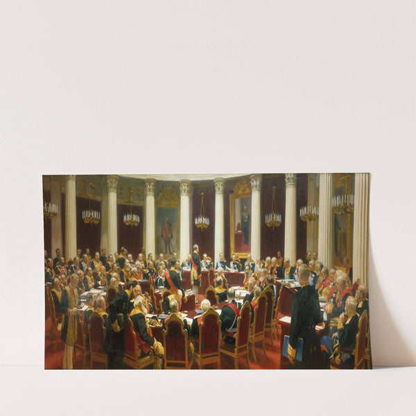 Ceremonial Sitting Of The State Council On 7 May 1901 Marking The Centenary Of Its Foundation by Ilya Efimovich Repin