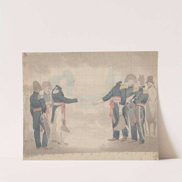 Ceremonial surrender scene by John Rubens Smith