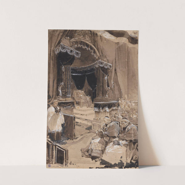 Cérémonie funèbre by Daniel Urrabieta Vierge