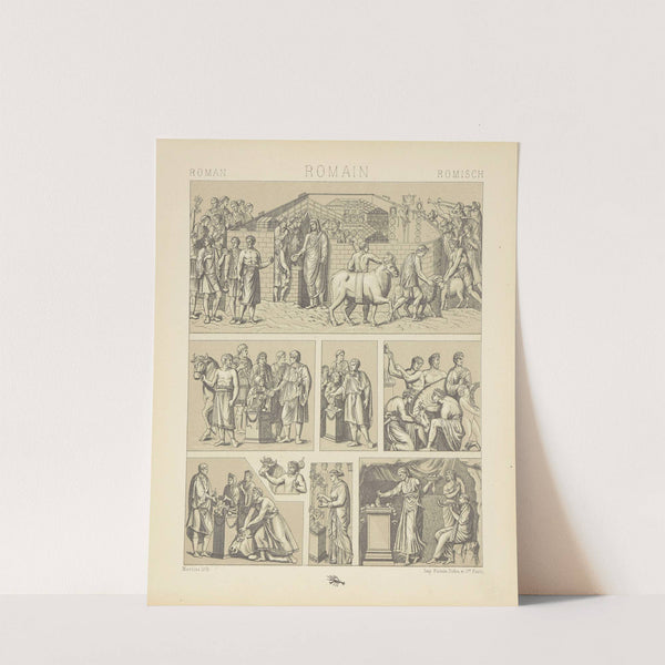 Cérémonies religieuses;les sacrifices (1876-1888) by Auguste Racinet