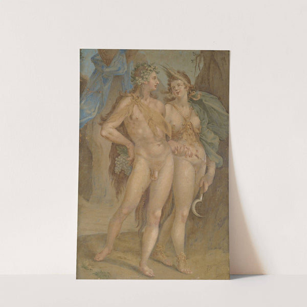 Ceres And Bacchus by After Bartholomaeus Spranger