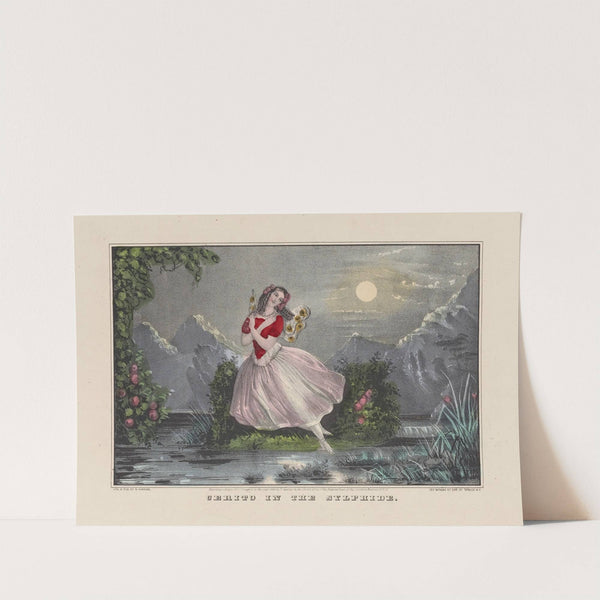 Cerito in the Sylphide (1846) by Currier & Ives.