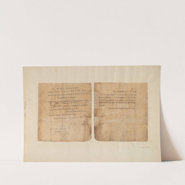 Certificate (army discharge) by John Koehl