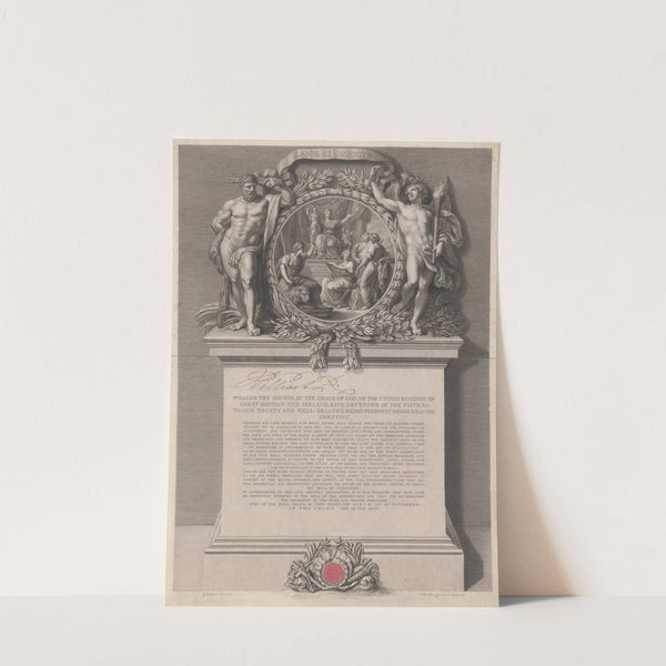 Certificate Of The Royal Academy Of Arts Appointing Henry Perronet Briggs To Be An Associate, November 7, 1825 (1825) by Francesco Bartolozzi