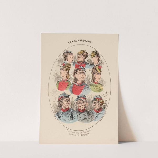 Ces dames sous la Commune en tenue de campagne (1871) by Henri Demare