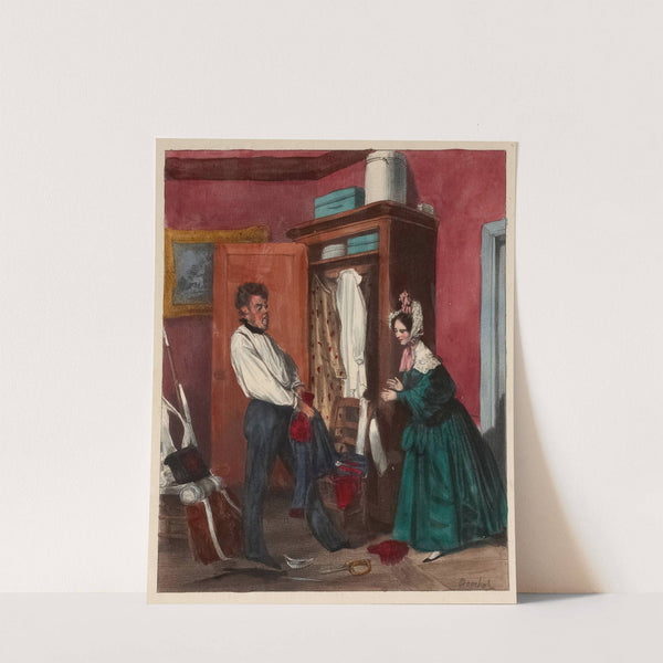 C’est bien long une faction, quand on n’a pas dormi (1835) by Frédéric Bouchot