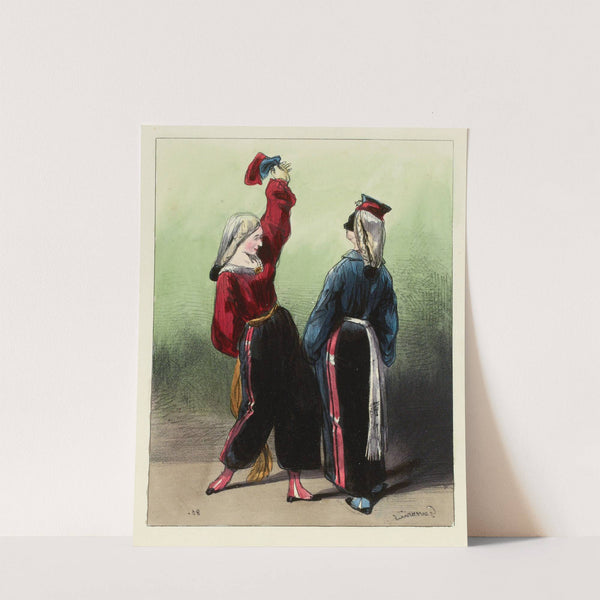 C’est d’main matin qu’mon tendre époux va beugler (1840) by Paul Gavarni