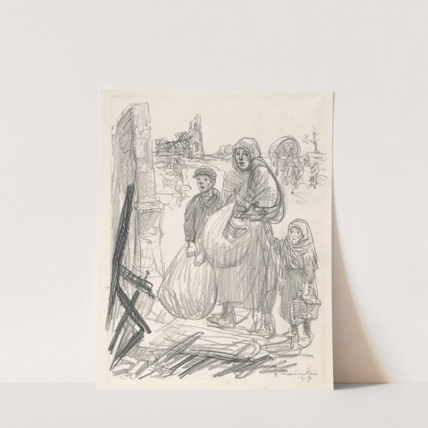 C'est ici, chez nous! by Théophile Alexandre Steinlen