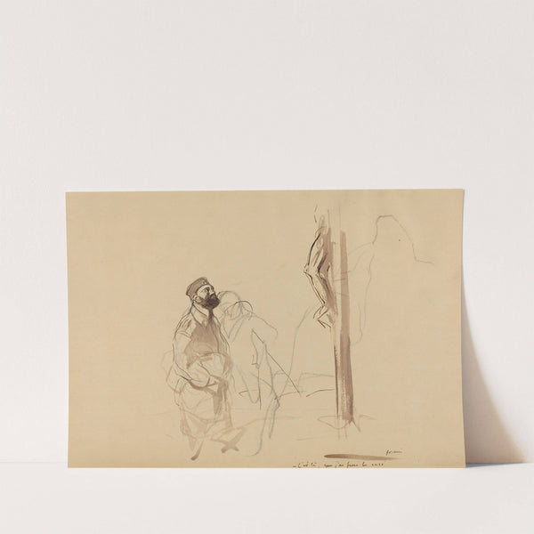 C’est la, que j’ai fini le cure (c. 1914-1919) by Jean-Louis Forain