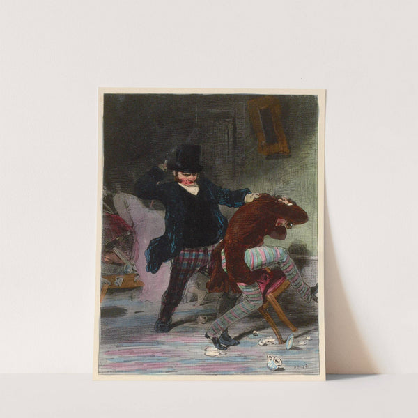 C’est le papa de mossieu Arthur qui un mossieu embêtant Cré chien by Paul Gavarni