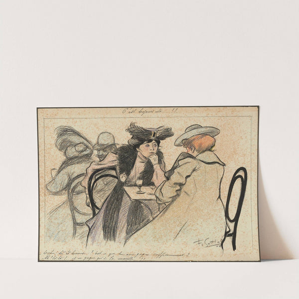 C’est toujours cela (1902) by Fernand Louis Gottlob