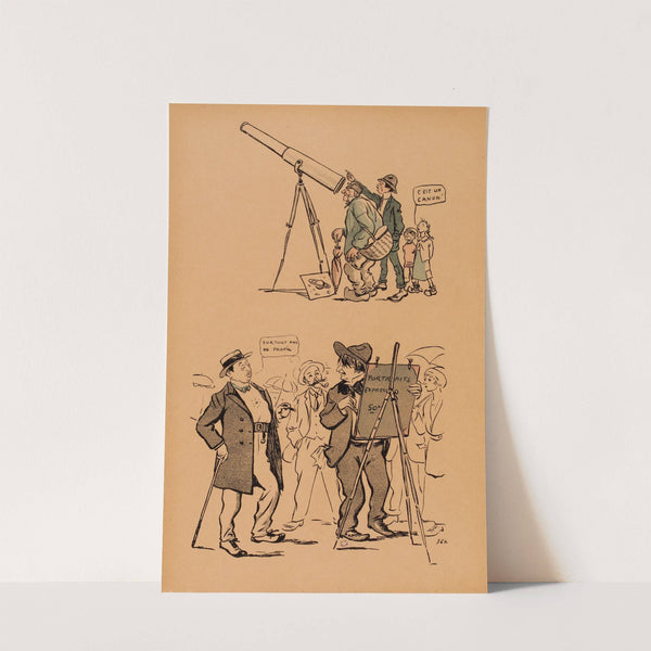 C’est un canon ! ; Portraits express (1919) by Georges Goursat (Sem)