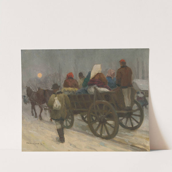 Cesta na trh by Jozef Teodor Mousson