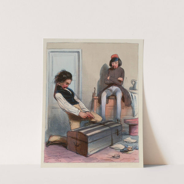 Cette année J’ai fait trois femmes et j’ai culotté cinq pipes. (1839-1841) by Paul Gavarni