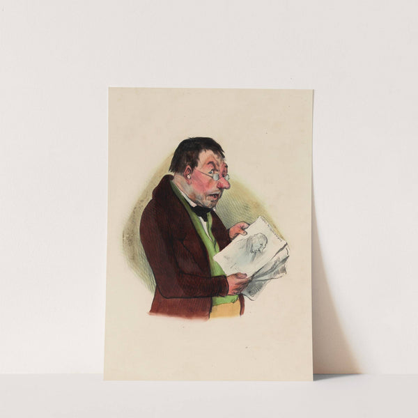 Cette tête ne m’est pas inconnue (1836) by Charles-Joseph Traviès de Villers