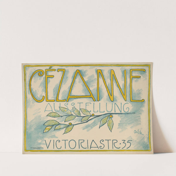 Cézanne-Ausstellung (1910) by Emil Orlik