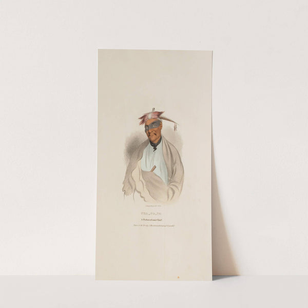 CHA-CO-TO, A Pottowattomie Chief (1835) by James Otto Lewis