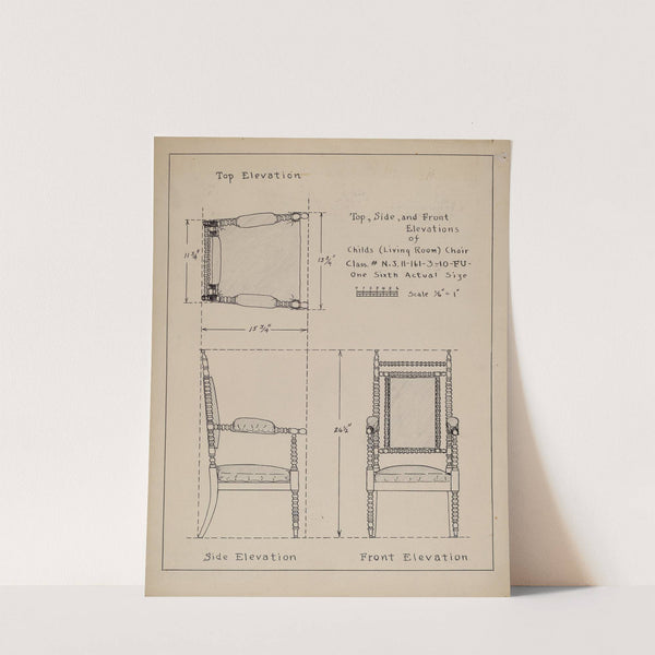 Chair by Francis Law Durand