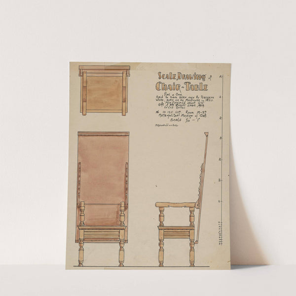 Chair-table by M. Rosenshield-von-Paulin