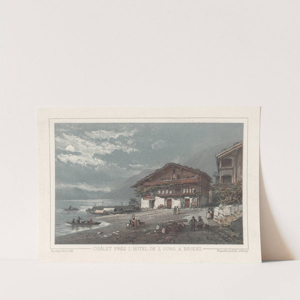 Châlet près l’Hotel de l’Ours, a Brienz by Jean Jacottet