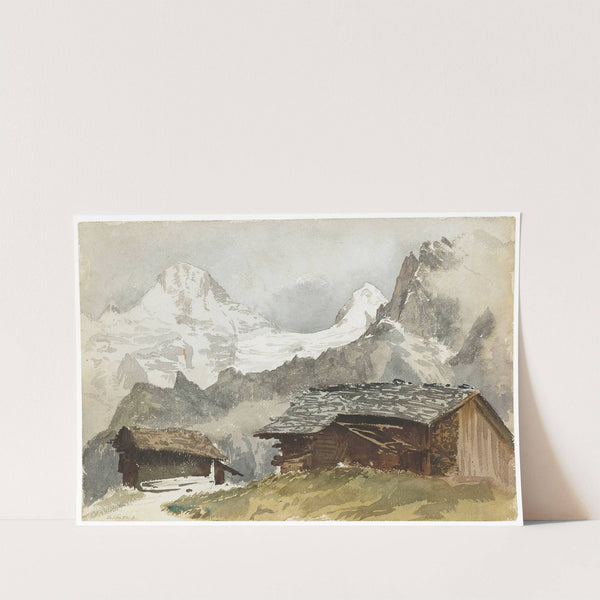 Chalets, Breithorn, Mürren (1870) by John Singer Sargent