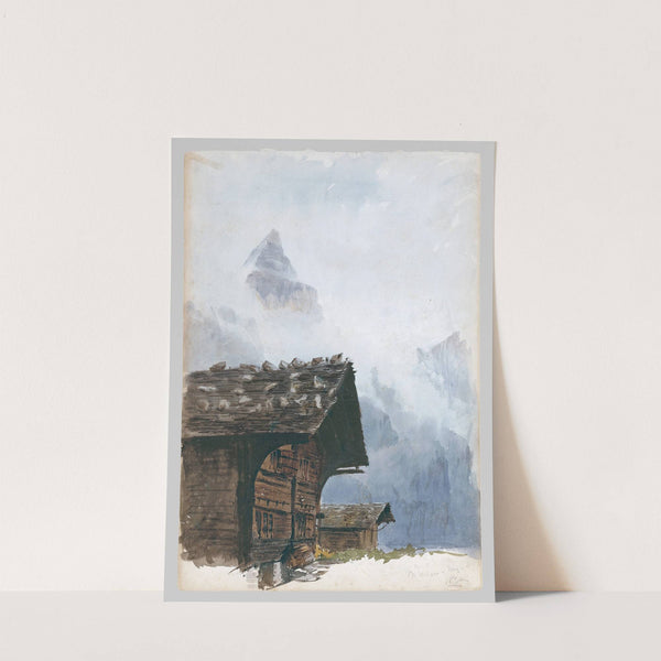 Chalets, Mürren (1870) by John Singer Sargent