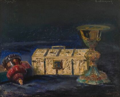 Chalice of Bishop Maciejowski, so-called box of Queen Jadwiga and cup “made by King Sigismund III” (1907) — size preview
