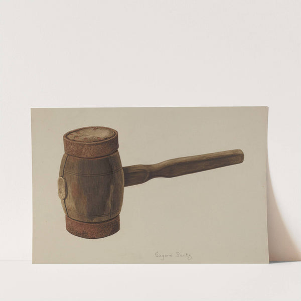 Chalking Mallet by Eugene Bartz