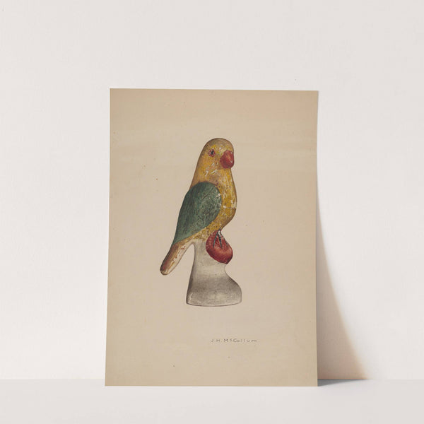 Chalkware Bird by J. Herman McCollum