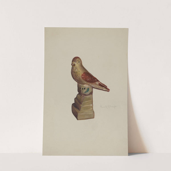 Chalkware Bird by Elmer R. Kottcamp