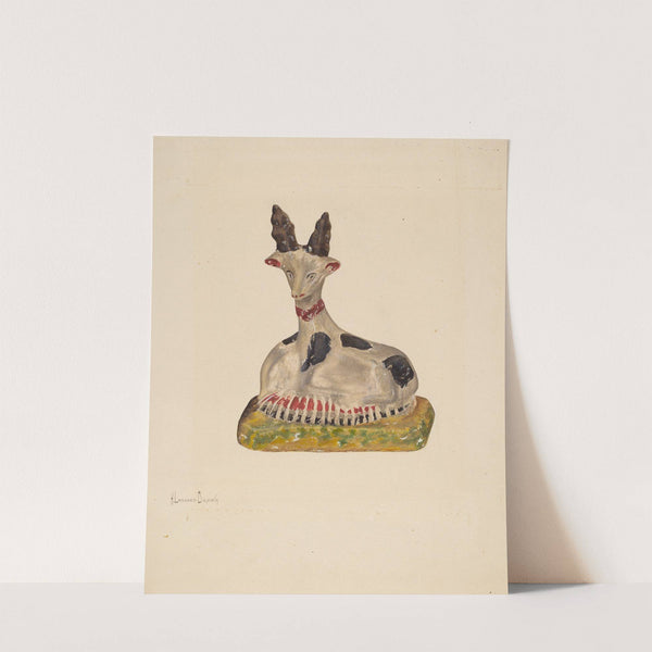 Chalkware Deer by H. Langden Brown