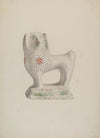 Chalkware Dog