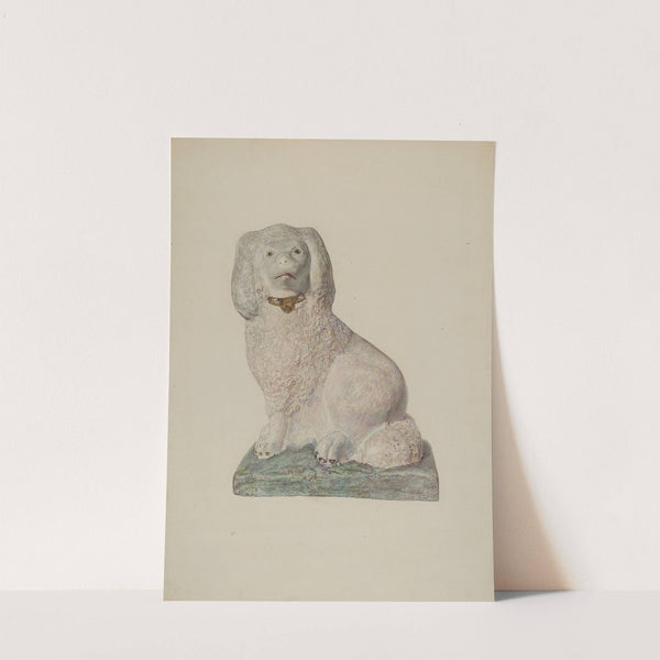 Chalkware Dog by Sadie Berman