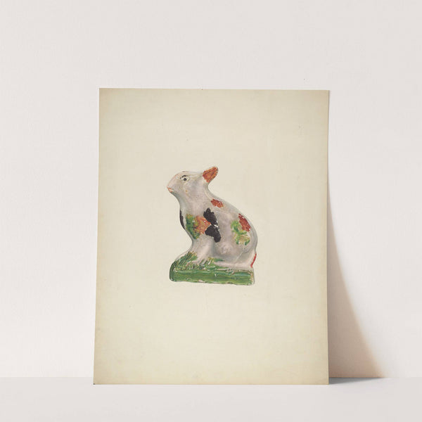 Chalkware Rabbit by Laura Bilodeau