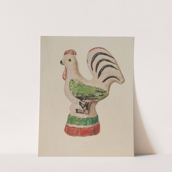 Chalkware Rooster by Betty Fuerst