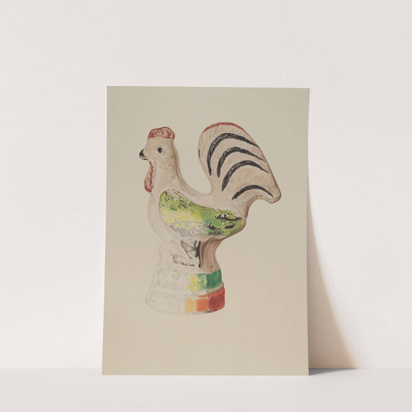 Chalkware Rooster by Betty Fuerst