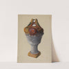 Chalkware Urn with Fruit and Birds by Mina Lowry