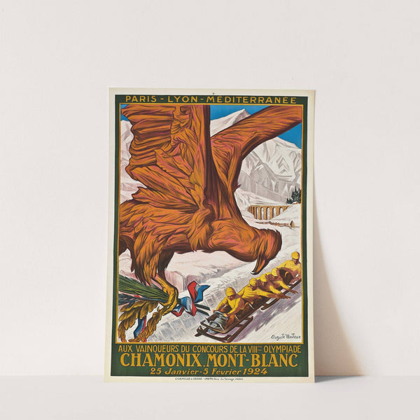 CHAMONIX MONT-BLANC, VIIIme OLYMPIADE 1924 by Auguste Matisse