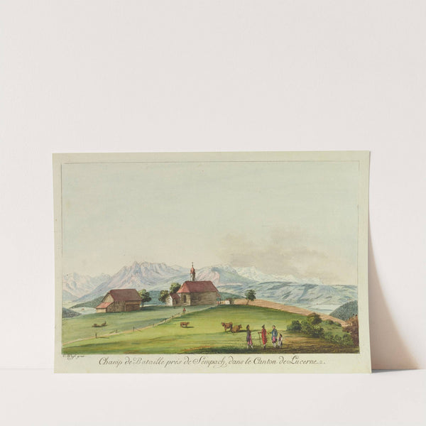 Champ de Bataille prés de Sempach, dans le Canton de Lucerne (1915-1945) by Caspar Leontius Wyss