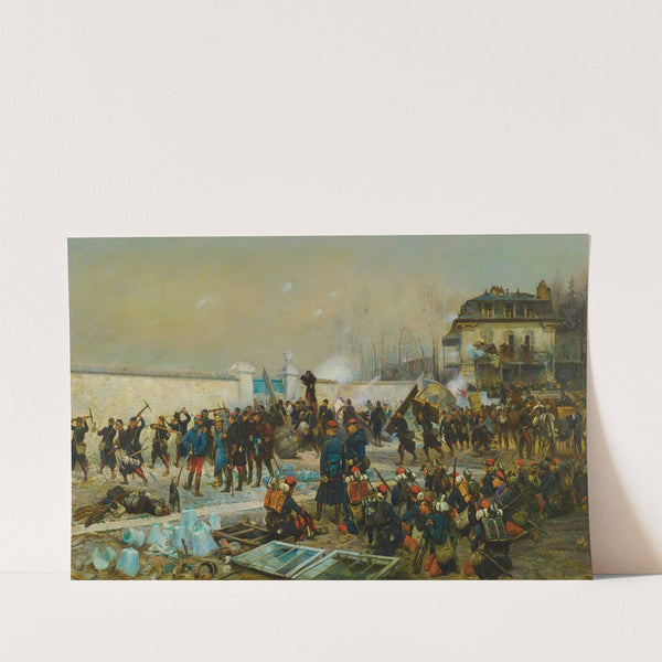 Champigny Décembre 1870 by Jean-Baptiste Édouard Detaille