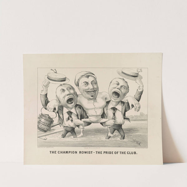 Champion Rowist-the Pride of the club (1876) by Currier & Ives.