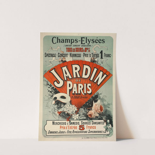 Champs-Elysées,Jardin De Paris by Jules Chéret