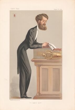 Chancellors of Exchequer. ‘A scagliola apollo’ Beach. 22 August 1874